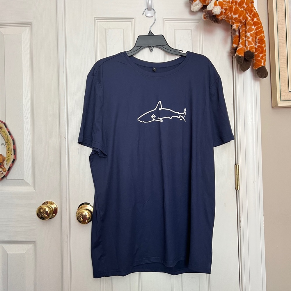 Shark Navy Blue XXL T-Shirt